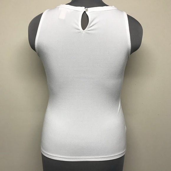 Banana Republic White Sleeveless Blouse - Picture 2 of 4